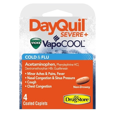 Vicks Vicks DayQuil VapoCOOL Orange Cold & Flu Relief 4 pc 97042